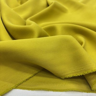 Taşlanmış Koton Cupra Kumaş Soft Sarı