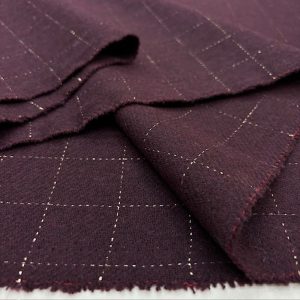 Vişne Çürüğü Ekoseli Yumuşak Flanel Kumaş SRVT