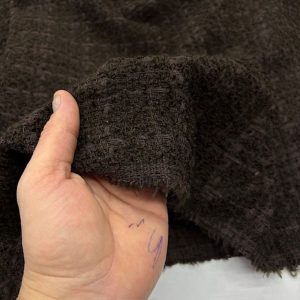 Zara Cotton Şanel Kumaş Kahverengi