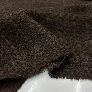 Zara Cotton Şanel Kumaş Kahverengi