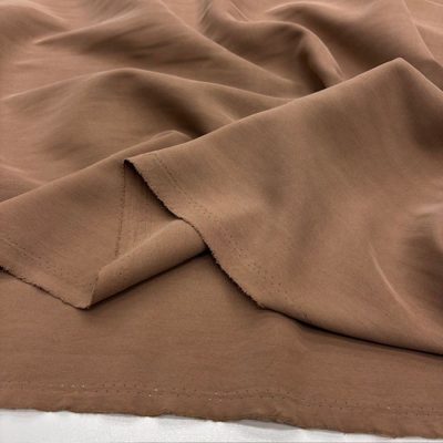 Taşlanmış Koton Cupra Kumaş Soft Kahve