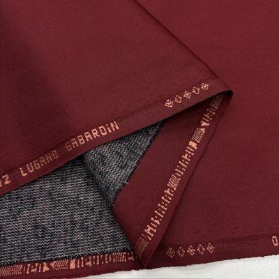 Telalı Oğuz Gabardin Kumaş Bordo
