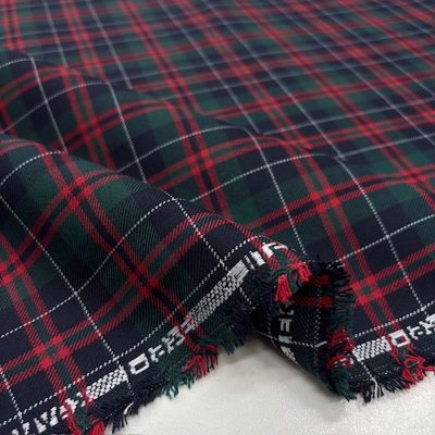 Yılbaşı Scotch Ekose Gabardin Kumaş