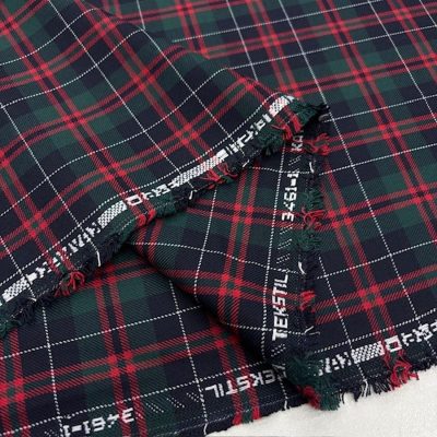 Yılbaşı Scotch Ekose Gabardin Kumaş