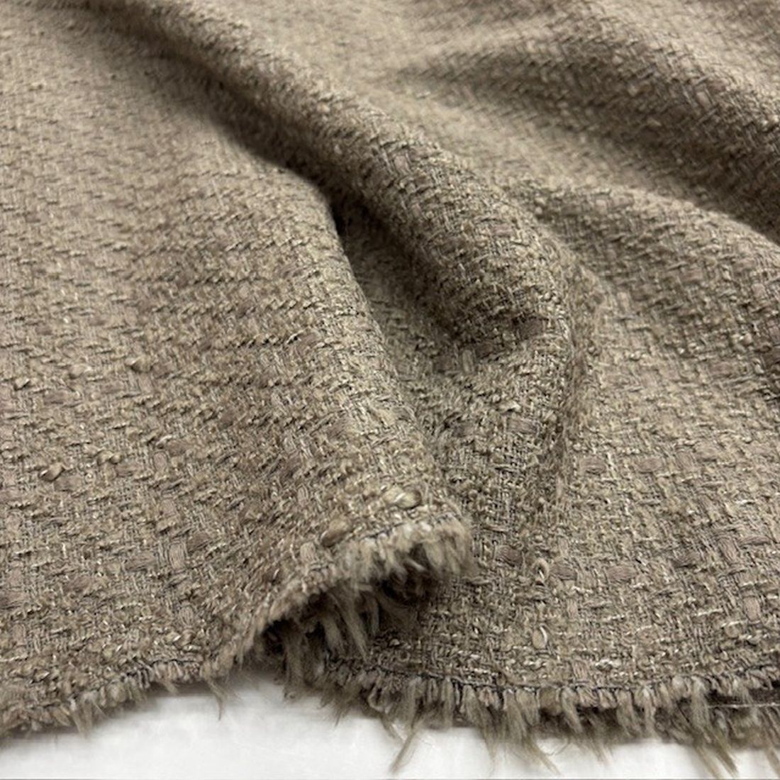 Zara Cotton Chanel Kumaş Vizon