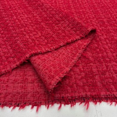 Zara Cotton Şanel Kumaş Kırmızı