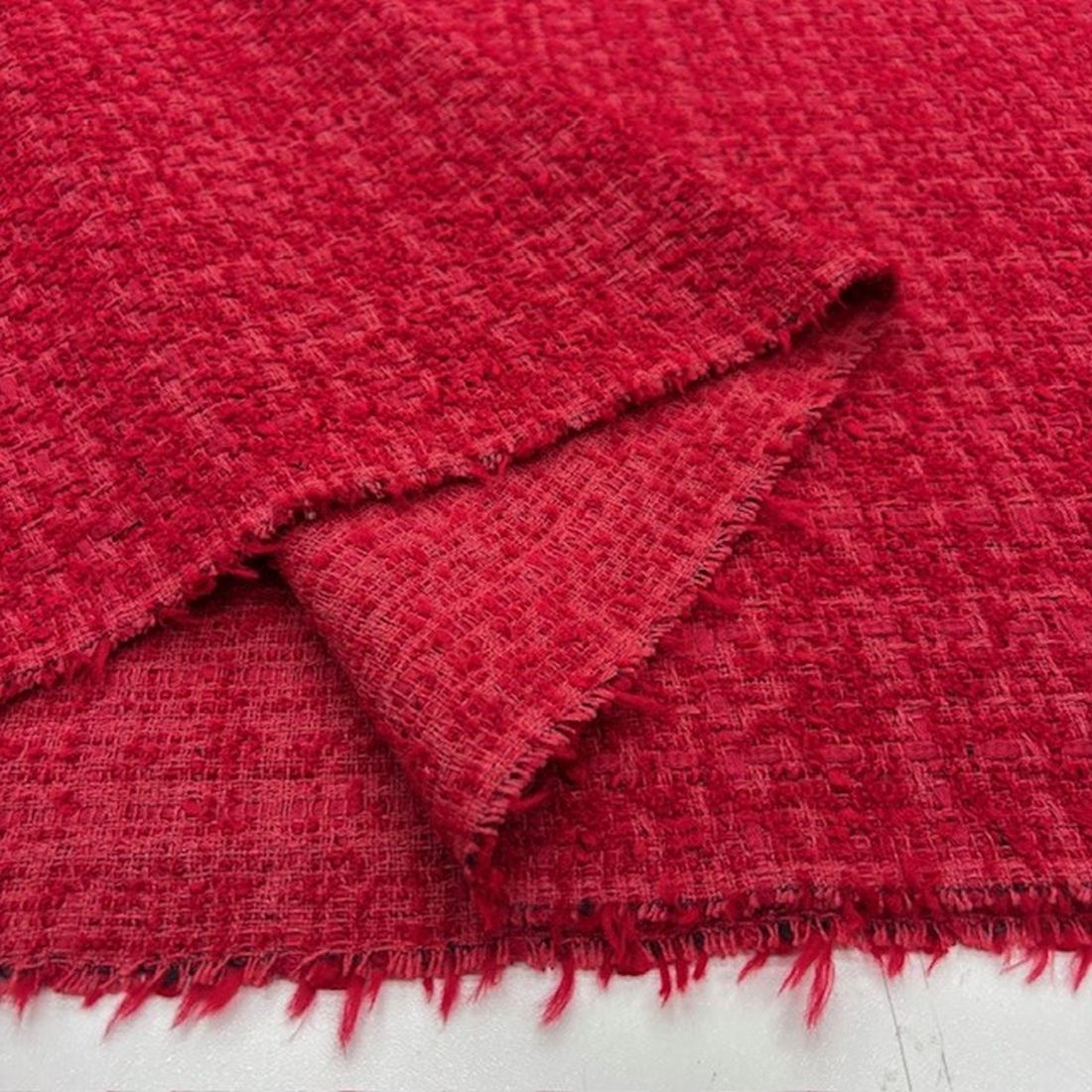 Zara Cotton Şanel Kumaş Kırmızı