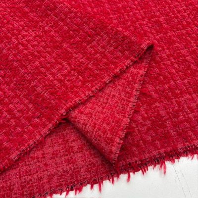 Zara Cotton Şanel Kumaş Kırmızı