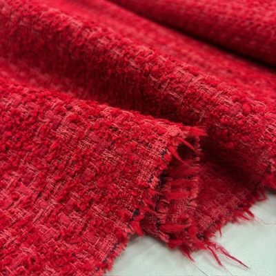 Zara Cotton Şanel Kumaş Kırmızı