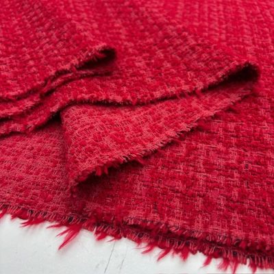 Zara Cotton Şanel Kumaş Kırmızı
