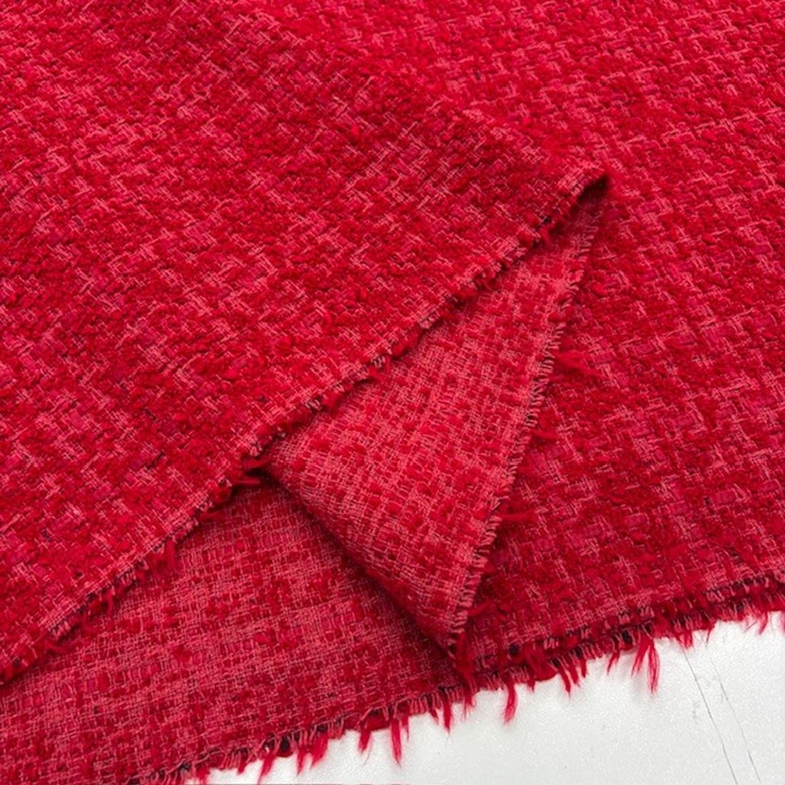Zara Cotton Şanel Kumaş Kırmızı