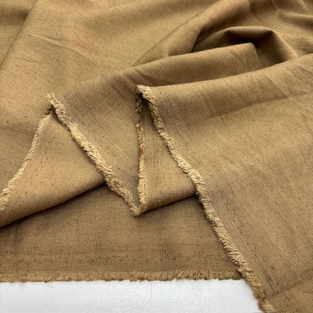 Soft Kahve 100% Keten Kumaş