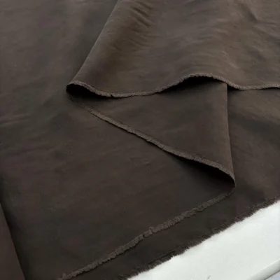 Soft Kahve Taşlanmış Cupra Kumaş YVZ