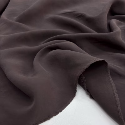 Soft Kahve Taşlanmış Cupra Kumaş YVZ