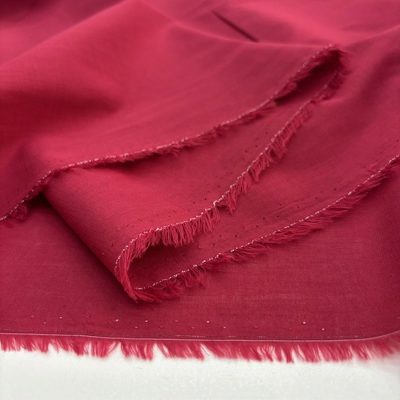 Bordo 100% Pamuk Vual Kumaş