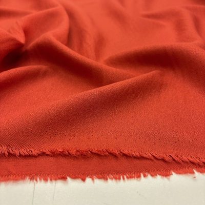 Orange Pamuk Krep Kumaş YVZ